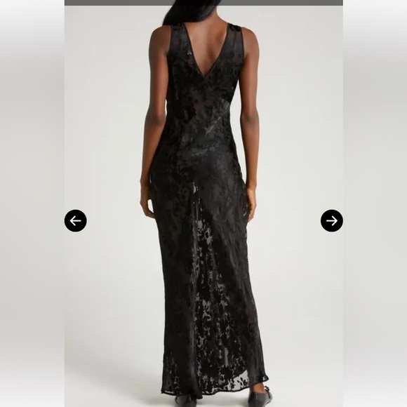 ROLLA’S ELIZA BLACK BURNOUT MAXI DRESS SZ 14/XL NEW WITH TAGS - Picture 11 of 16